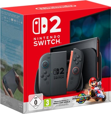 Nintendo Switch 2 spelkonsol (Mario Kart World bundle)