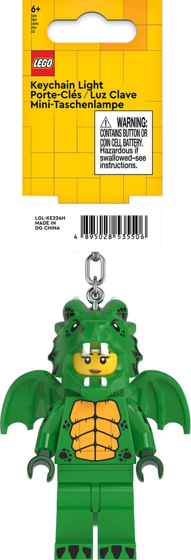 LEGO LED nyckelkedja (green dragon girl)