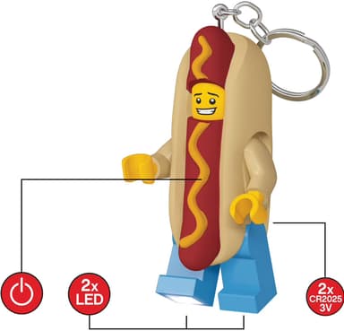 LEGO LED nyckelkedja (hot dog man)