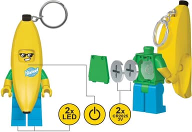 LEGO LED nyckelkedja (banana guy)
