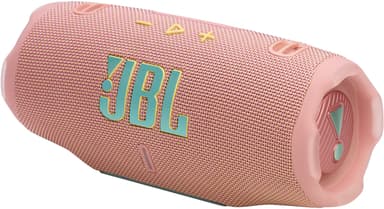 JBL Charge 6 trådlös bärbar högtalare (rosa)