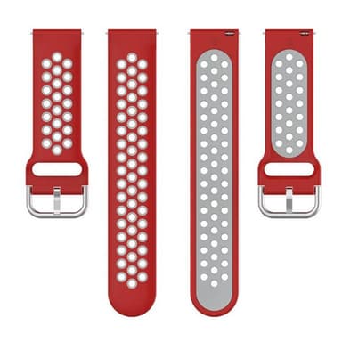 EBN Clasp klockarmband Garmin Vivoactive 6 - Röd/Grå