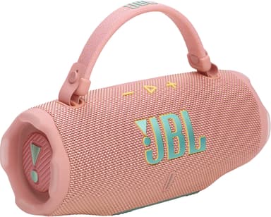 JBL Charge 6 trådlös bärbar högtalare (rosa)