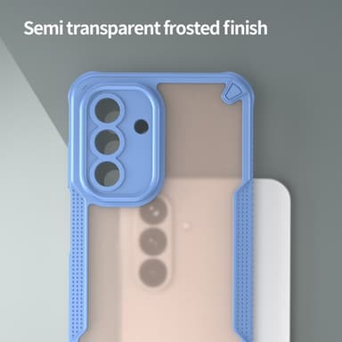 SKALO Samsung A26 5G Armor Hybrid Frosted Skal - Blå