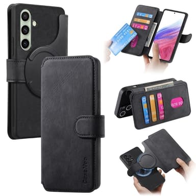 SKALO Samsung A56 5G CASENEO MW-03 Plånboksfodral - Svart
