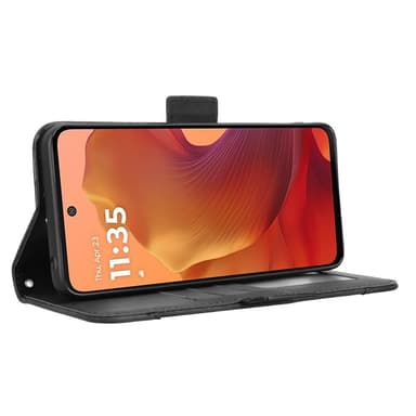 SKALO Motorola Moto G15 Power 6-FACK Plånboksfodral - Svart