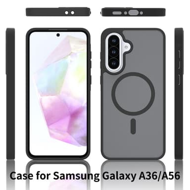 SKALO Samsung A36 5G Skin-touch Hybrid Skal - Rosa