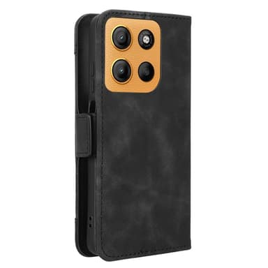 SKALO Motorola Moto G15 Power 6-FACK Plånboksfodral - Svart