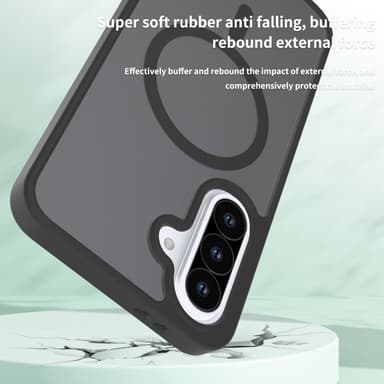 SKALO Samsung A56 5G Skin-touch Hybrid Skal - Lila