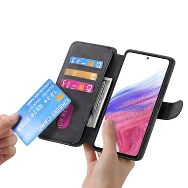 SKALO Samsung A56 5G CASENEO MW-03 Plånboksfodral - Svart