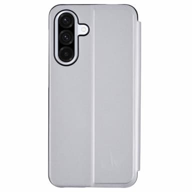 SKALO Samsung A36 5G Clear View Plånboksfodral - Silver