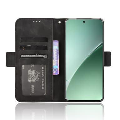 SKALO Xiaomi 15 6-FACK Plånboksfodral - Svart