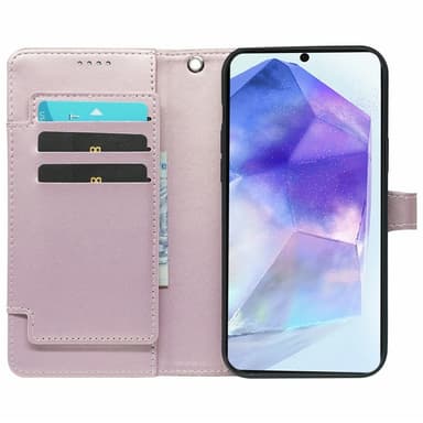 SKALO Samsung A56 5G 9-FACK Plånboksfodral - Roséguld