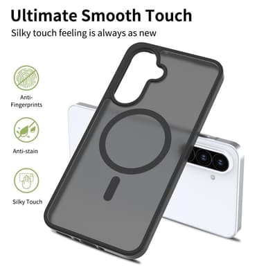 SKALO Samsung A36 5G Skin-touch Hybrid Skal - Rosa