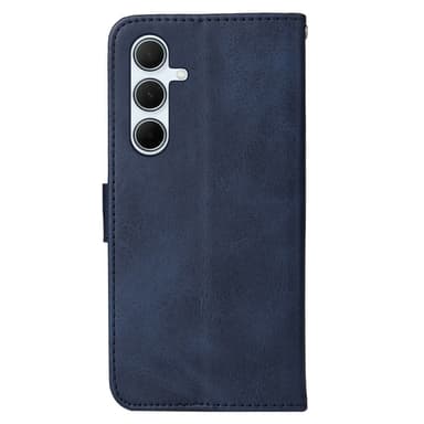 SKALO Samsung A36 5G PU-läder Plånboksfodral - Blå