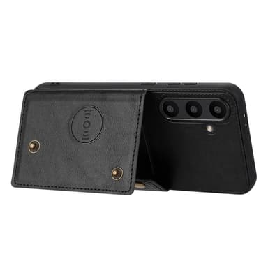 SKALO Samsung A36 5G PU-Läder 2-Kortfack Skal - Svart