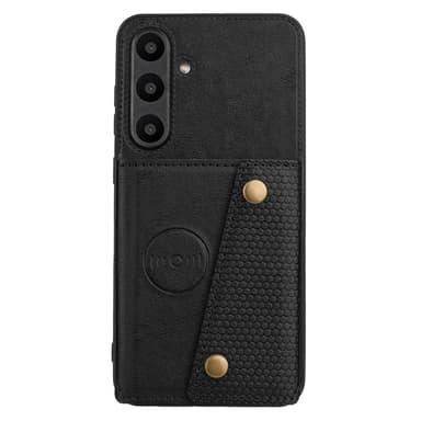 SKALO Samsung A36 5G PU-Läder 2-Kortfack Skal - Svart