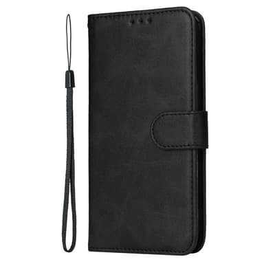 SKALO Motorola Moto G15 Power PU-läder Plånboksfodral - Svart