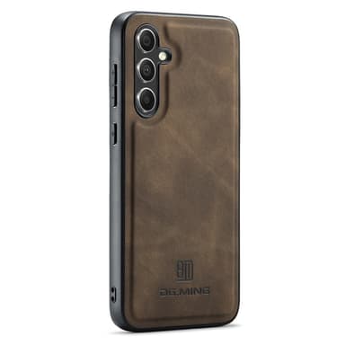 DG MING Samsung A56 5G Premium PU-Läder Hybrid Skal - Mörkbrun