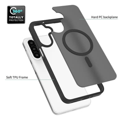 SKALO Samsung A26 5G Skin-touch Hybrid Skal - Lila