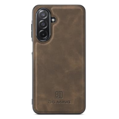 DG MING Samsung A26 5G Premium PU-Läder Hybrid Skal - Mörkbrun