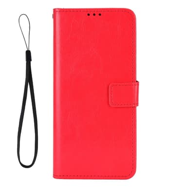 SKALO Nothing Phone (3a) Pro 5G PU-läder Plånboksfodral - Röd - Röd