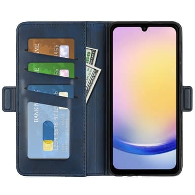 SKALO Samsung A26 5G Premium ID Plånboksfodral - Blå