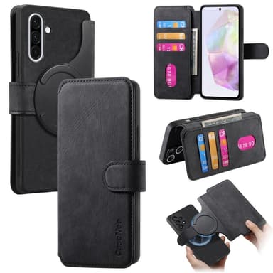 SKALO Samsung A36 5G CASENEO MW-03 Plånboksfodral - Svart