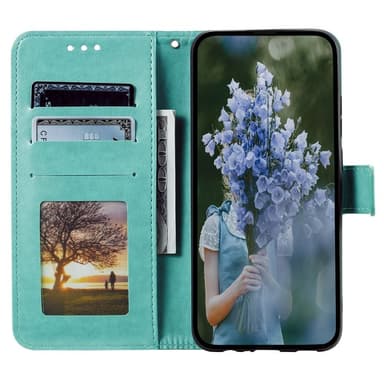 SKALO Samsung A26 5G Mandala Plånboksfodral - Turkos
