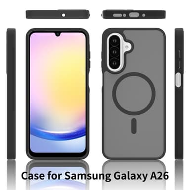 SKALO Samsung A26 5G Skin-touch Hybrid Skal - Lila