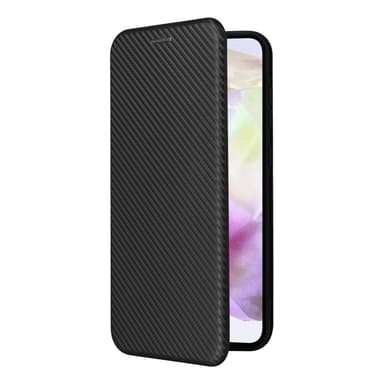 SKALO Samsung A36 5G Carbon Fiber Plånboksfodral - Svart
