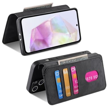 SKALO Samsung A36 5G CASENEO MW-03 Plånboksfodral - Svart