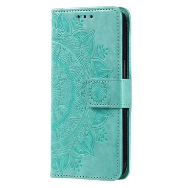 SKALO Samsung A26 5G Mandala Plånboksfodral - Turkos