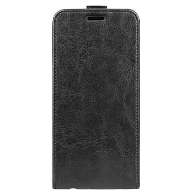 SKALO Samsung A56 5G Vertical Flip PU-Läder Plånboksfodral - Svart