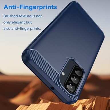SKALO Samsung A26 5G Armor Carbon Skal - Blå