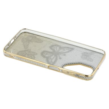 SKALO Samsung A26 5G Butterfly Rhinestones Skal - Guld