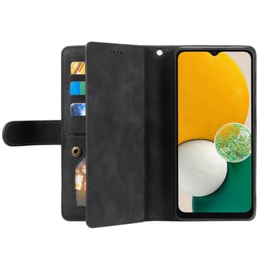 SKALO Samsung A56 5G Big Wallet 9-FACK Plånboksfodral - Svart