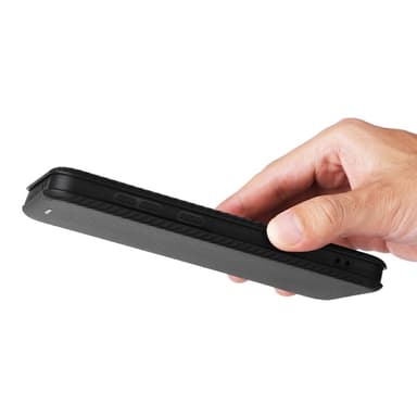 SKALO Samsung A26 5G Carbon Fiber Plånboksfodral - Svart