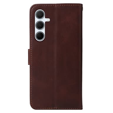 SKALO Samsung A36 5G PU-läder Plånboksfodral - Brun