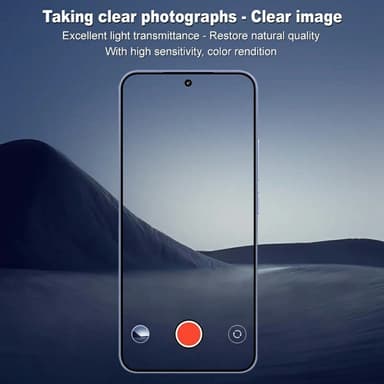 IMAK Xiaomi 15 Kameraskydd Härdat Glas - Svart