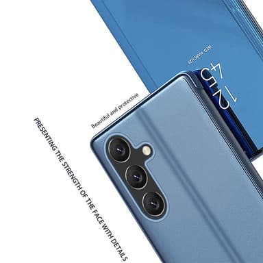SKALO Samsung A26 5G Clear View Plånboksfodral - Lila
