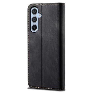 SKALO Samsung A26 5G Jeans Plånboksfodral - Svart