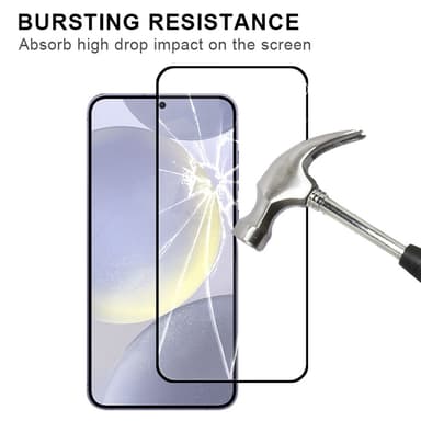 SKALO Samsung A56 5G Heltäckande Skärmskydd i Härdat Glas - Svart