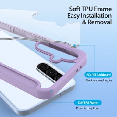 DUX DUCIS Samsung A36 5G Skin X Pro Plånboksfodral - Lila
