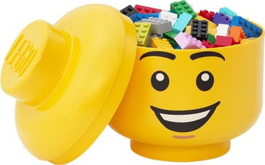 Play LEGO förvaringslåda (Happy Boy Head)