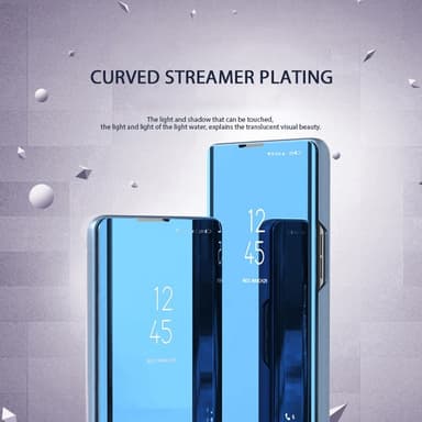 SKALO Samsung A26 5G Clear View Plånboksfodral - Lila