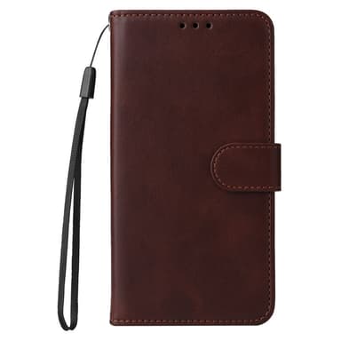 SKALO Samsung A36 5G PU-läder Plånboksfodral - Brun