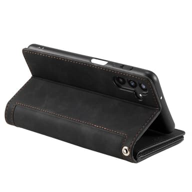 SKALO Samsung A56 5G Big Wallet 9-FACK Plånboksfodral - Svart