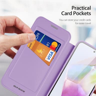 DUX DUCIS Samsung A36 5G Skin X Pro Plånboksfodral - Lila
