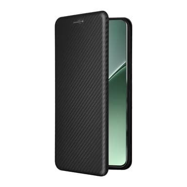 SKALO Xiaomi 15 Carbon Fiber Plånboksfodral - Svart